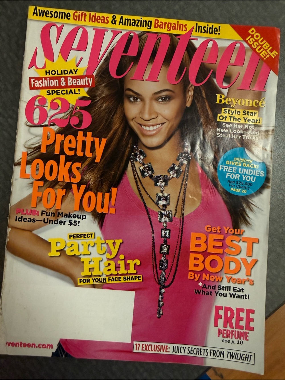 Vintage Seventeen Magazine Dec 2008 Jan 2009 Beyonce Cover Twilight Feature